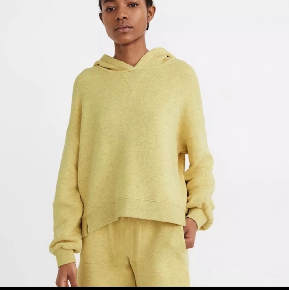 Madewell MWL Airyterry Hoodie Sweatshirt Size XS